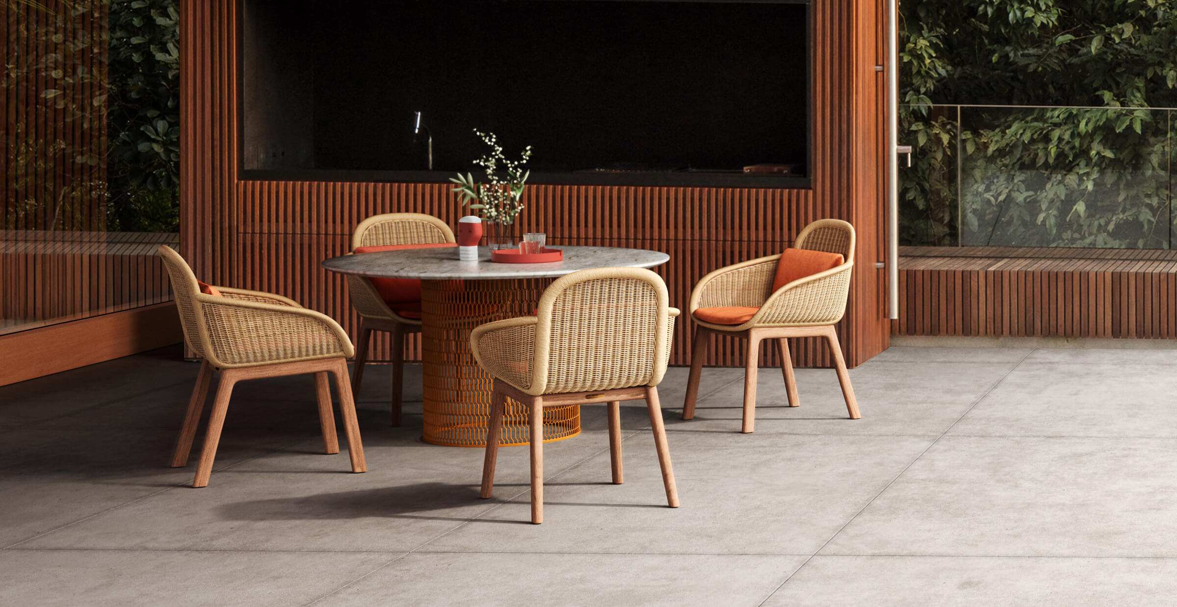 Vimini Dining Armchair - Kettal - Image 3